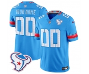 Men's Houston Texans Active Player Custom Blue 2026 F.U.S.E. Rivalries Collection Limited Football Stitched Jersey Men's Houston Texans Active Player Custom Blue 2026 F.U.S.E. Rivalries Collection Limited Football Stitched Jersey