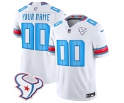 Women's Houston Texans Active Player Custom White 2026 F.U.S.E. Rivalries Collection Limited Stitched Football Jersey Women's Houston Texans Active Player Custom White 2026 F.U.S.E. Rivalries Collection Limited Stitched Football Jersey