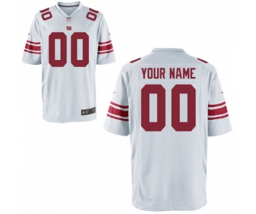 Nike Men's New York Giants Customized Game White Jersey