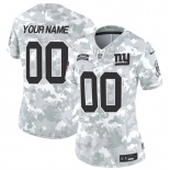 Women's New York Giants Active Player Custom 2024 F.U.S.E Arctic Camo Salute To Service Limited Stitched Football Jersey