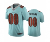 Men's Seahawks Customized Vapor Limited City Edition Light Blue Jersey