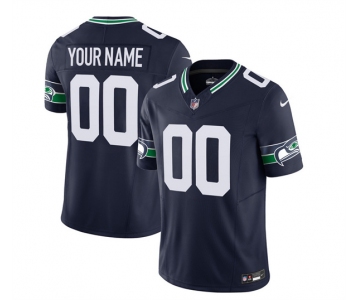 Men's Seattle Seahawks Active Player Custom 2023 F.U.S.E. Navy Limited Football Stitched Jersey