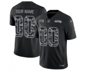 Men's Seattle Seahawks Active Player Custom Black F.U.S.E. 2026 Salute to Service Limited Football Stitched Jersey Men's Seattle Seahawks Active Player Custom Black F.U.S.E. 2026 Salute to Service Limited Football Stitched Jersey