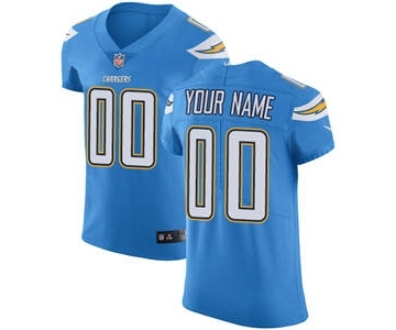 Men's Los Angeles Chargers Customized Electric Blue Alternate Vapor Untouchable Custom Elite Football Jersey
