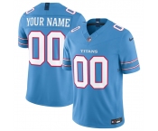Men's Tennessee Titans Active Player Custom Light Blue 2026 F.U.S.E. Vapor Limited Stitched Football Jersey Men's Tennessee Titans Active Player Custom Light Blue 2026 F.U.S.E. Vapor Limited Stitched Football Jersey