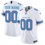 Men's Tennessee Titans Active Player Custom White 2026 F.U.S.E. Vapor Limited Stitched Football Jersey Men's Tennessee Titans Active Player Custom White 2026 F.U.S.E. Vapor Limited Stitched Football Jersey