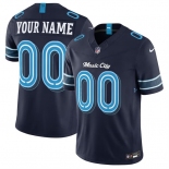 Men's Tennessee Titans Custom Navy 2026 F.U.S.E. 'Music City' Rivalries Collection Limited Football Stitched Jersey Men's Tennessee Titans Custom Navy 2026 F.U.S.E. 'Music City' Rivalries Collection Limited Football Stitched Jersey