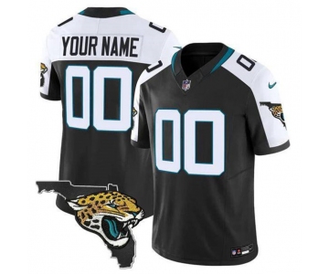 Men's Jacksonville Jaguars Active Player Custom Black Alternate 2025 F.U.S.E. Florida Patch Vapor Untouchable Limited Football Stitched Jersey