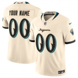 Men's Jacksonville Jaguars Active Player Custom Cream 2026 F.U.S.E. “Rivalries” Vapor Untouchable Limited Football Stitched Jersey