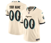 Men's Jacksonville Jaguars Active Player Custom Cream 2026 F.U.S.E. “Rivalries” Vapor Untouchable Limited Football Stitched Jersey Men's Jacksonville Jaguars Active Player Custom Cream 2026 F.U.S.E. “Rivalries” Vapor Untouchable Limited Football Stitched Jersey
