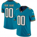 Men's Jacksonville Jaguars Active Player Custom Teal 2024 F.U.S.E. Prowler Throwback Vapor Limited Stitched Football Jersey