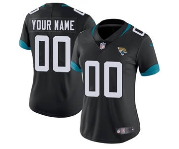 Women's Jacksonville Jaguars Black Home Customized Jersey