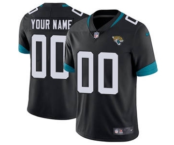 Youth Jacksonville Jaguars Customized Black Team Color Custom Football Jersey