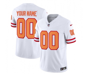 Men's Tampa Bay Buccaneers Active Player Custom 2023 F.U.S.E. White Throwback Limited Football Stitched Jersey