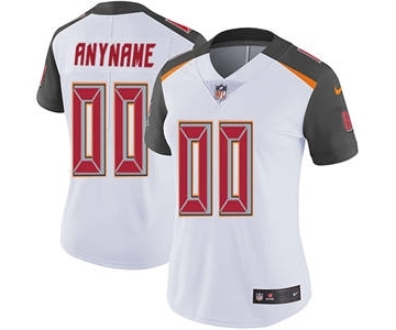 Women's Tampa Bay Buccaneers Customized White Road Jersey