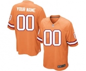 Youth Tampa Bay Buccaneers Customized Orange Glaze Alternate Custom Football Jersey