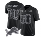 Men's Detroit Lions Active Player Custom Black F.U.S.E. 2026 Salute to Service Limited Football Stitched Jersey Men's Detroit Lions Active Player Custom Black F.U.S.E. 2026 Salute to Service Limited Football Stitched Jersey