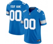 Men's Detroit Lions Active Player Custom Blue 2024 F.U.S.E. Vapor Limited Football Stitched Jersey