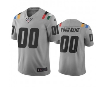 Men's Colts Customized Vapor Limited City Edition Gray Jersey