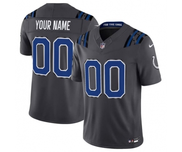 Men's Indianapolis Colts Active Player Custom Dark Gray 2026 F.U.S.E. Rivalries Collection Limited Football Stitched Jersey
