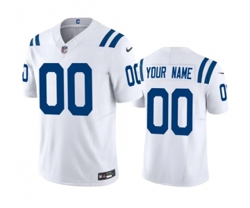 Men's Indianapolis Colts Active Player Custom White 2023 F.U.S.E Vapor Untouchable Stitched Football Jersey