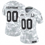 Women's Indianapolis Colts Active Player Custom 2024 F.U.S.E Arctic Camo Salute To Service Limited Stitched Jersey