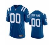 Youth Colts Custom Royal 2020 Football Stitched Vapor Limited Jersey
