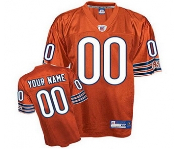 Chicago Bears Customized Jerseys Orange