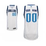 Men's Dallas Mavericks White Custom Basketball Jersey
