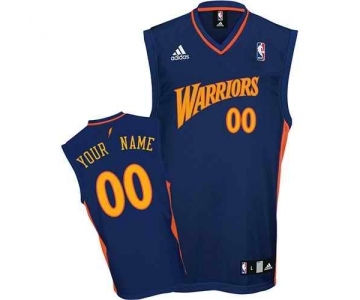 Basketball Golden State Warriors Custom Dk Blue Road Jersey