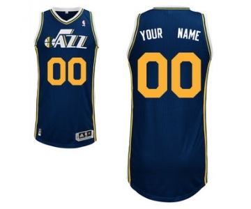 Men's Utah Jazz Navy Custom Basketball Jersey