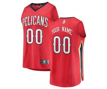 Youth New Orleans Pelicans Red Custom Basketball Jersey - Statement Edition