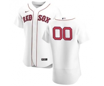 Men's Boston Red Sox 2020 Home Custom Flexbase Jersey - White