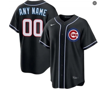 Chicago Cubs Custom 2026 Black Carbon Fashion Limited Jersey