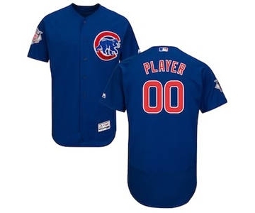Men's Chicago Cubs Customized Alternate Royal Flex Base Custom Baseball Baseball Jersey