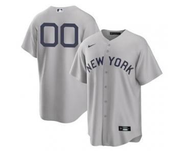 Men's New York Yankees ACTIVE PLAYER Custom 2021 Gray Field of Dreams Stitched Baseball Jersey