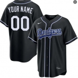 Los Angeles Dodgers Custom 2026 Black Carbon Fashion Limited Jersey