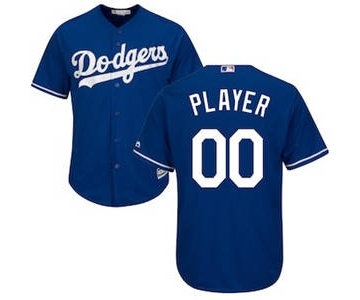 Men's Los Angeles Dodgers Customized Royal Cool Base Custom Baseball Baseball Jersey