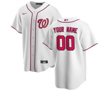 Men's Washington Nationals Home 2020 Baseball Custom Cool Base Jersey - White