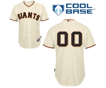 San Francisco Giants Personalized Custom cream Baseball Jersey