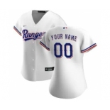 Women's Texas Rangers 2020 Home Replica Custom Jersey - White
