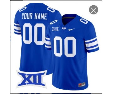 Men's  Custom Name Number NCAA 2026 F.U.S.E. Vapor Limited Stitched Football Jersey Blue