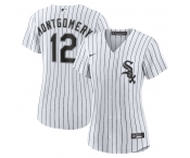 Women's Chicago White Sox #12 Colson Montgomery White Cool Base Stitched Baseball Jersey Women's Chicago White Sox #12 Colson Montgomery White Cool Base Stitched Baseball Jersey