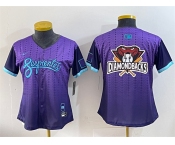 Women's Arizona Diamondbacks Team Big Logo Purple 2025 City Connect Limited Stitched Baseball Jersey