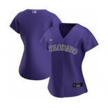 Women's Colorado Rockies Alternate 2020 Baseball Team Jersey Purple