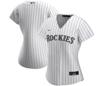 Women's Colorado Rockies Home 2020 Baseball Team Jersey White