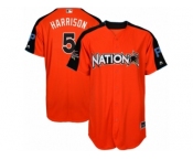 Youth Majestic Pittsburgh Pirates #5 Josh Harrison Replica Orange National League 2017 MLB All-Star MLB Jersey Youth Majestic Pittsburgh Pirates #5 Josh Harrison Replica Orange National League 2017 MLB All-Star MLB Jersey