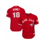 Youth Majestic Toronto Blue Jays #18 Darwin Barney Authentic Red Canada Day MLB Jersey Youth Majestic Toronto Blue Jays #18 Darwin Barney Authentic Red Canada Day MLB Jersey
