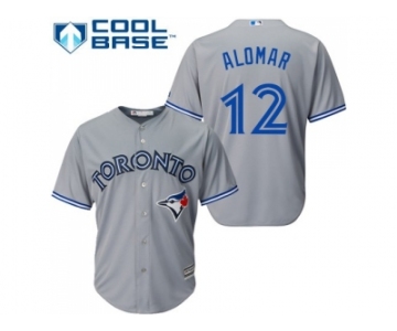 Youth Toronto Blue Jays #12 Roberto Alomar Grey Cool Base Stitched MLB Jersey