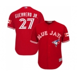 Youth Toronto Blue Jays #27 Vladimir Guerrero Jr. Authentic Scarlet Alternate Baseball Jersey Youth Toronto Blue Jays #27 Vladimir Guerrero Jr. Authentic Scarlet Alternate Baseball Jersey
